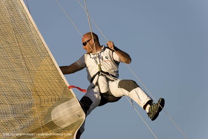 07 10 2008 - San Diego (CA, USA) - America's Cup - BMW ORACLE Racing - 90 ft trimaran sea trials - San Diego session - Day 1