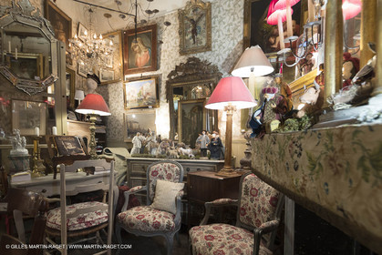 27 01 2018; L'isle sur Sorgue (FRA; 84); Les antiquaires; Crèche et santons de Jean-Jacques Bourgeois