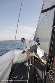 19 05 2010 - La Maddalena (ITA, Sardinia) Louis Vuitton Trophy - BMW ORACLE Racing - Training