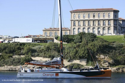 Orange II-Record de la Méditerranée 2004-Retour à Marseille