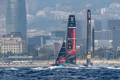 22 08 2024, Barcelona (ESP), Louis Vuitton 37th America's Cup, Louis Vuitton Preliminary Regatta, Race Day 1