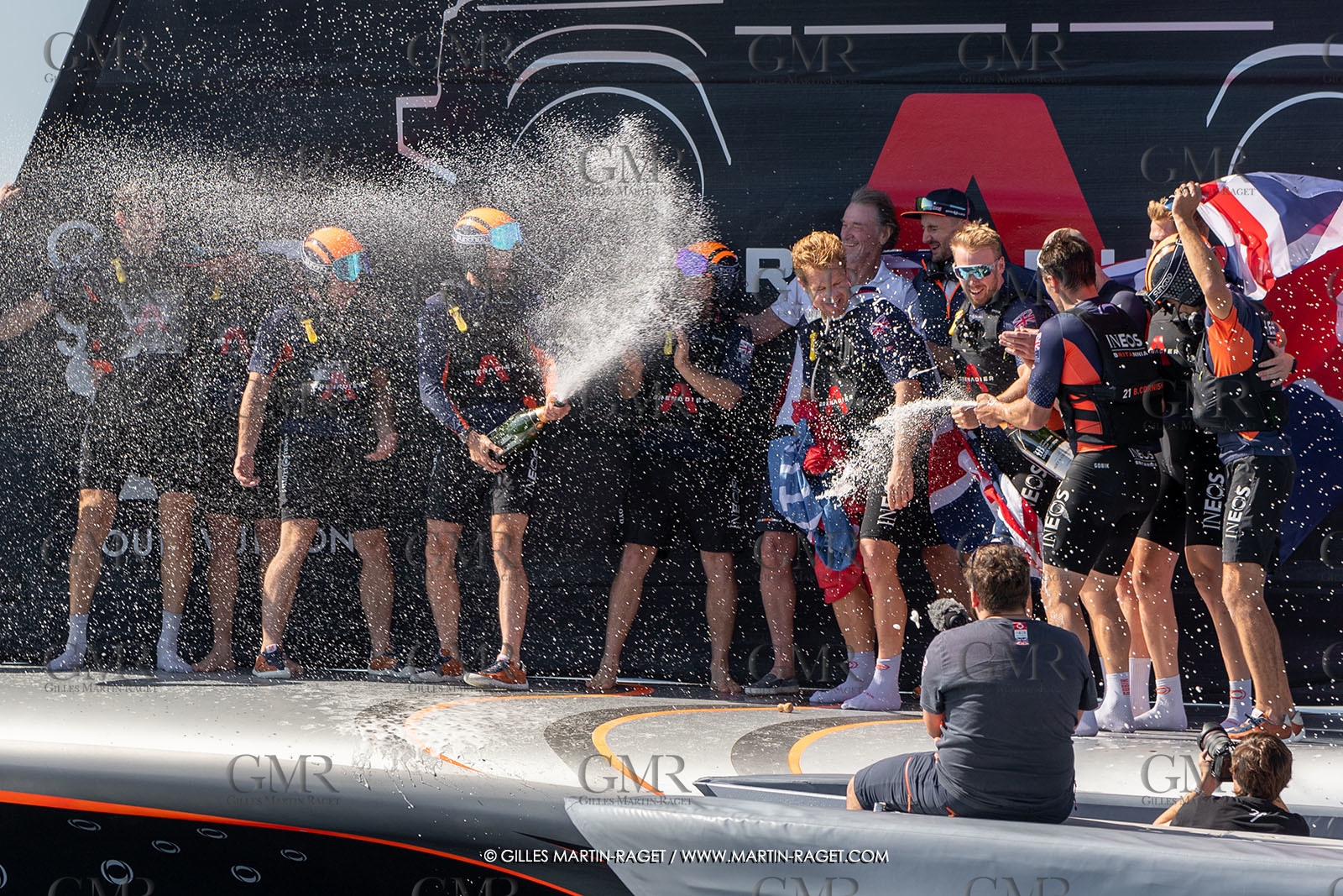 04 10 2024, Barcelona (ESP), 37th America's Cup, Louis Vuitton Cup Final, Race Day 7