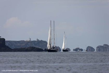 19 05 2010- Brest  - (FRA,56)  -  Les Pen Duick en rade de Brest