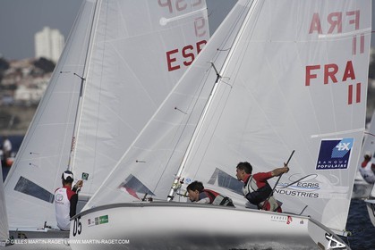 13-05-07 - ISAF SAILING WORLD CHAMPIONSHIPS - CASCAIS 2007  - 470 Women Medal race - FRANCE - Bonnaud-Bonnaud