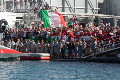 04 10 2024, Barcelona (ESP), 37th America's Cup, Louis Vuitton Cup Final, Race Day 7