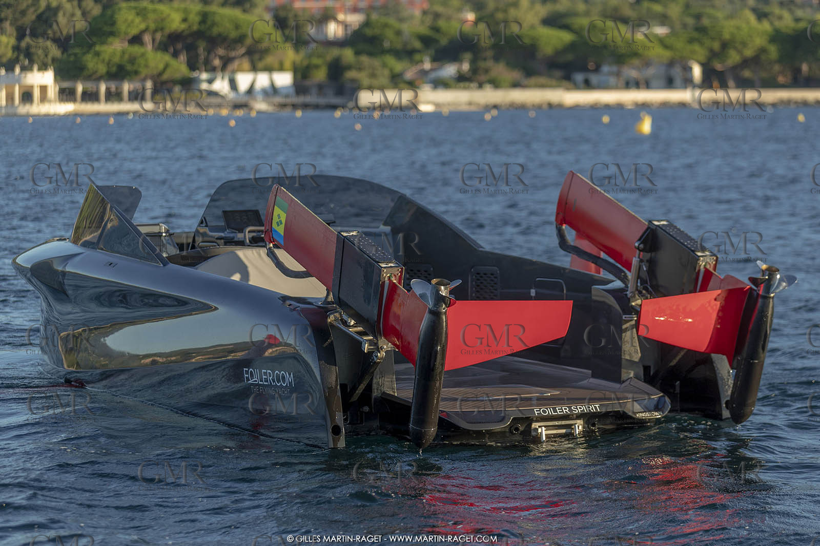 09 08 2018, Saint-Tropez (FRA,83), Foiler, the Flying Yacht by Enata