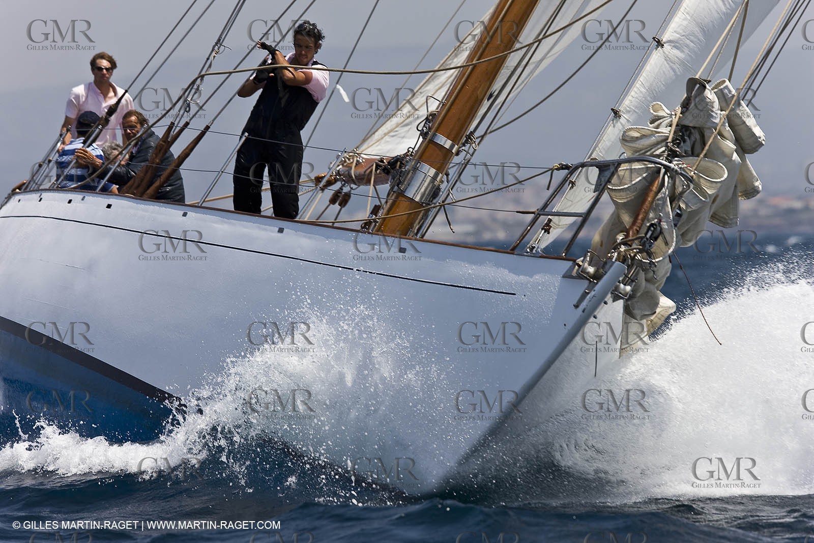 Sailing, Classic yachts, Voiles Vieux Port 2009, Marseille (FRA)