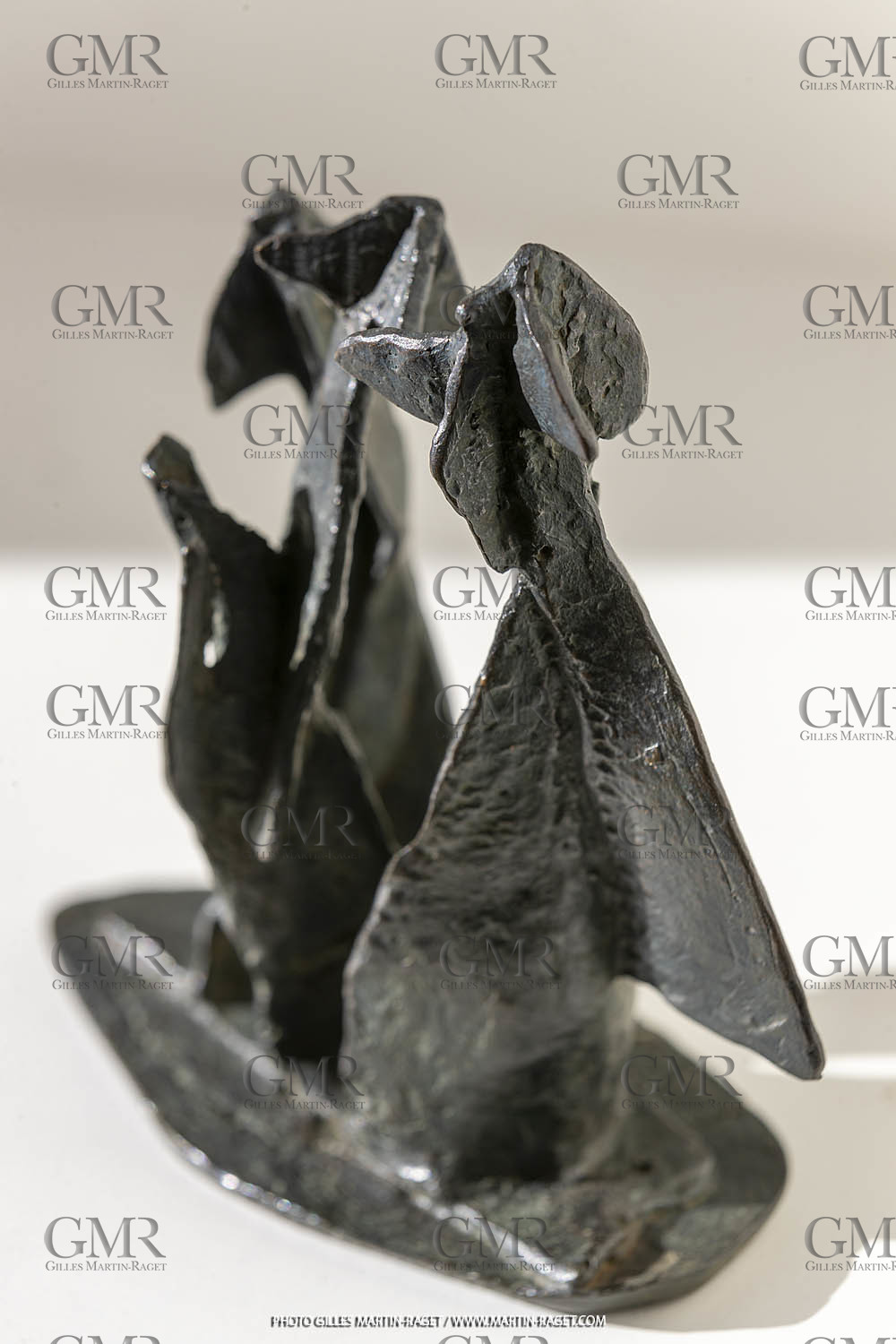 19 02 2020, Marseille (FRA,13), Oeuvre de Germaine Richier, Le Crochet ou Hydre 1954, Bronze patiné foncé, Numéroté HC1, Fondeur Susse, Paris, 14 x 13 x 7 cm, Collection particulière