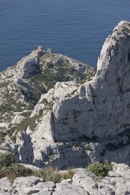 18 04 2009 - Marseille (FRA, 13) - Les Calanques- Semaphore and arrête East du rocher des Goudes