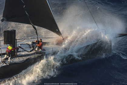 09 10 2017, Calvi (FRA,20), VOR 70 Babsy, Tentative de record autour de la Corse à la voile, skipper Franck Cammas