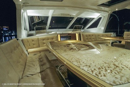 Inside Super Motor Yacht