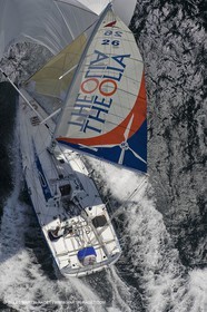 06-26-2007 - FIGARO II - THEOLIA - Skipper : Robert Nagy - Training off Marseille (south France) with strong wind conditions