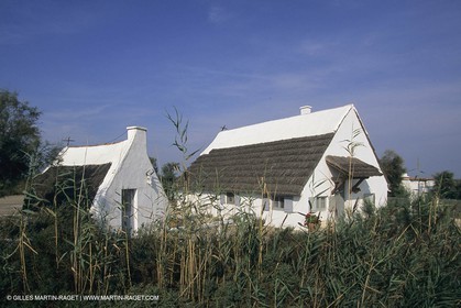 France, Provence, Camargue, Cabane de gardian, Gardian quant