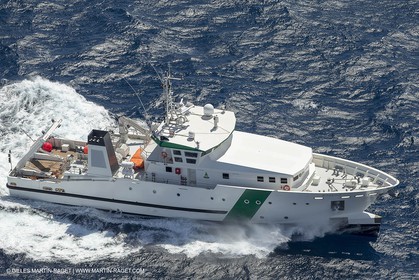 Al Azizi -  H2X boatyard - Oceanographjic research ship - Sea trials off La Ciotat (FRA,13) - 29 07 2014
