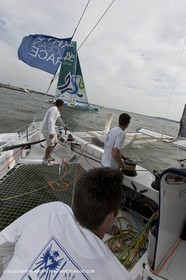 05 07 2012 - New York (USA) - Ocean Krys Race - Speed runs in fornt of NY city