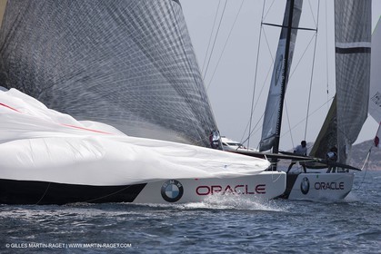 23 05 2010 - La Maddalena (ITA, Sardinia) Louis Vuitton Trophy - BMW ORACLE Racing - Racing Day 2