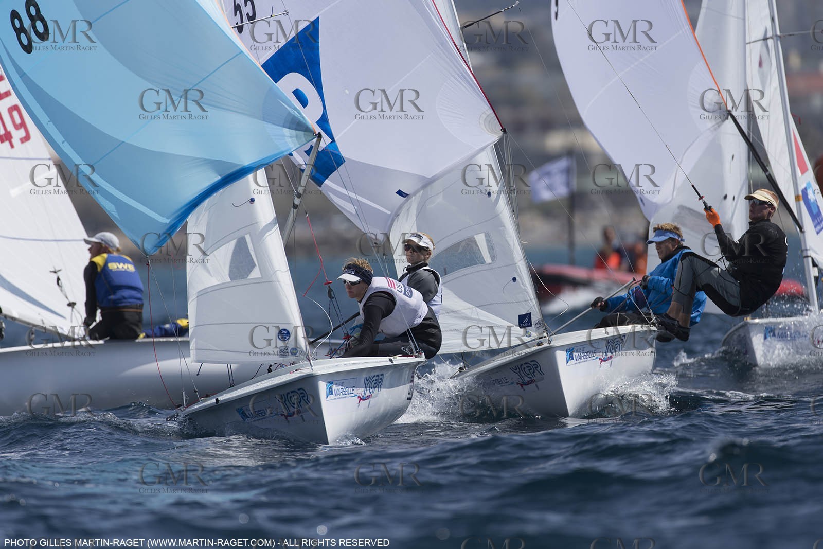 12 04 2015, Marseille (FRA), Yachting Club de la Pointe Rouge - Coupe Internationale de Printemps des 470, Final Day