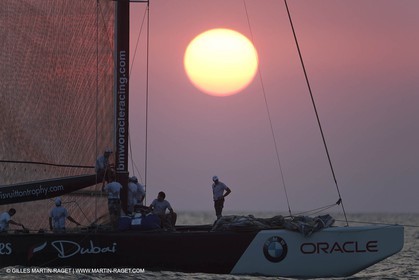 14 11 2010 - Dubai (UAE) - Dubai Louis Vuitton Trophy -  BMW ORACLE Racing - Training - Race Day 1