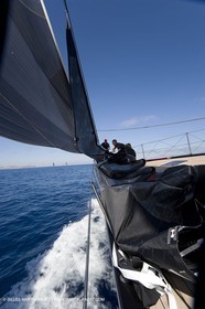 03 09 06 - Porto Cervo (Sardinia) - Maxi World Cup 2006 - A bord Wally 90 Tango