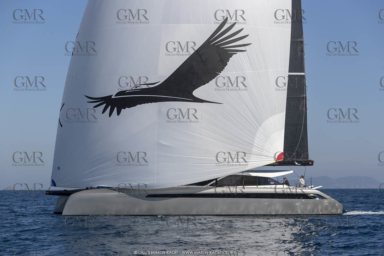 16 02 2019, Porquerolles (FRA,83), Gunboat 68 sail testing  3