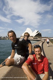 Sydney, Australia, Thomas Coville trimaran Sodebo building at Boat Speed