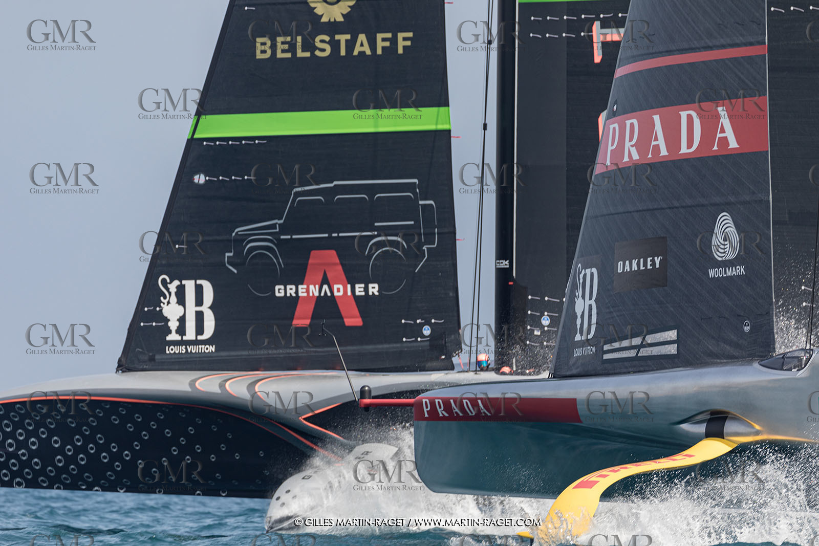 24 08 2024, Barcelona (ESP), Louis Vuitton 37th America's Cup, Louis Vuitton Prelilinary Regatta, Race Day 3