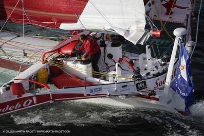 11 10 2006 -Lorient (FRA) -  Multis Orma - Entraînements Sodebo (Thomas Coville) Route du Rhum 2006