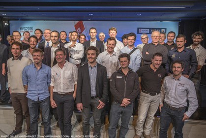 03 02 2016, Paris (FRA), Vendée Globe 2016-17, Conférence de presse et présentation des skippers
