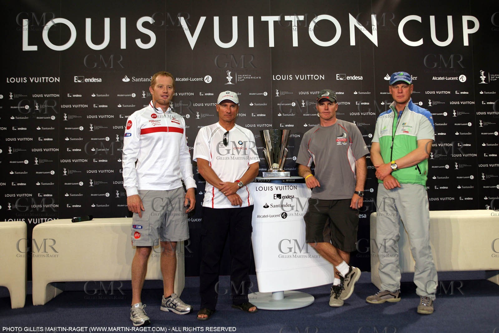13 05 2007-Valencia (Spain)- 32nd America's Cup - Louis Vuitton Cup - Semi-final - Day 0 -  Skipper's press conference