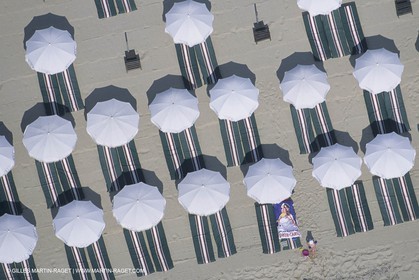 France, Provence, Saint Tropez, plage de Pampelonne