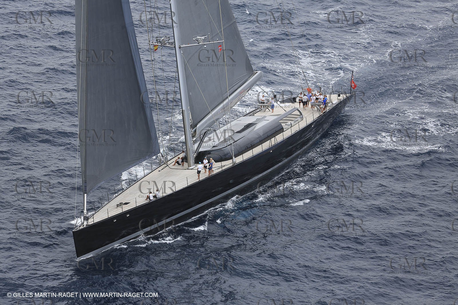 11 10 2014, Alicante (ESP), Volvo Ocean Race 2014-15 start, Super Yacht Aglaia