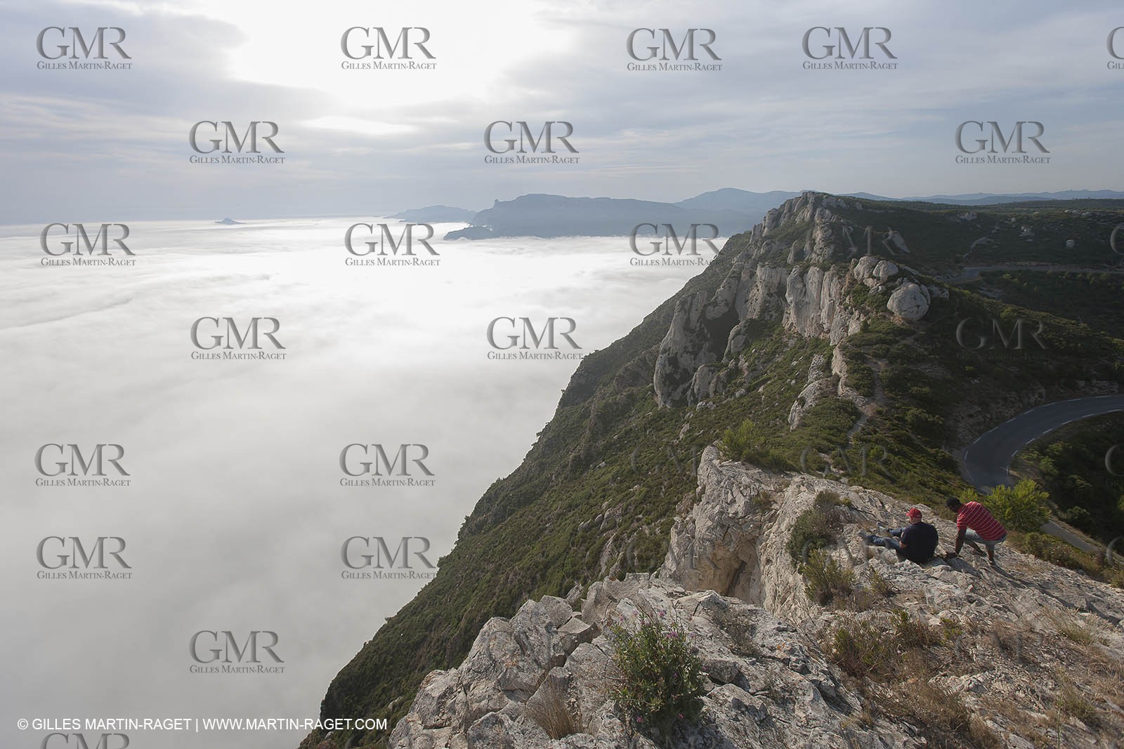 18 07 2012 - Cassis (FRA ) - The Calanques - Unusual foggy conditions