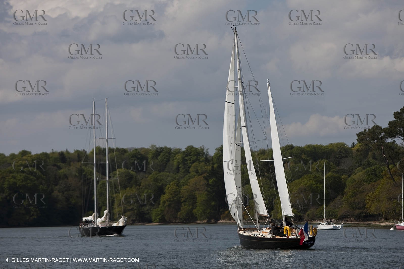 19 05 2010- Benodet (FRA,56)  -  Pen DuickII  sailing in Odet river