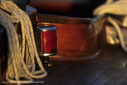 Yachts classiques, détails d'accatillage