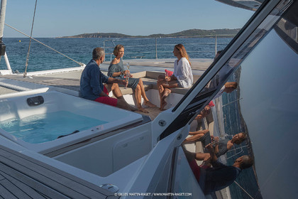 30 08 2018, Porto Vecchio (FRA, South Corsica) Chantier Fountaine-Pajot, Alegria 67