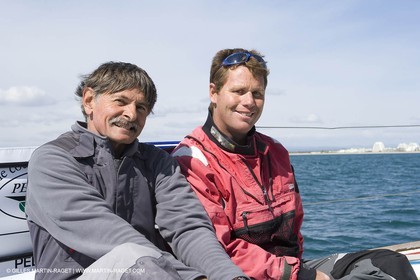 27 03 08- La Grande Motte- (FRA,34) Transat AG2R 2008- Jean-Paul Mouren- Laurent Pellecuer