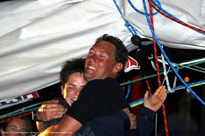 - Nick Moloney - Arrivée en Guadeloupe -  Classe Imoca - Route du Rhum 2002