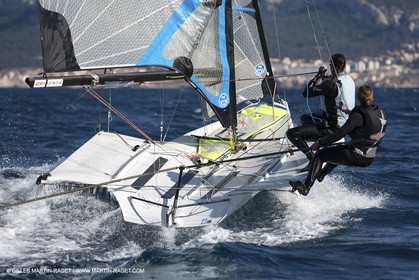 21 03 2013 - Marseille (FRA,13) - Essai du 49er FX