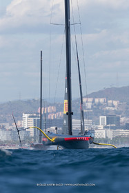 26 09 2024, Barcelona (ESP), 37th America's Cup, Louis Vuitton Cup Final, Race Day 1