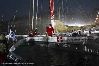 Route du Rhum 2002 - Saint Malo - Départ des Trimarans 60 pieds ORMA