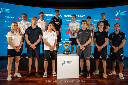 16 09 2024, Barcelona (ESP), 37th America's Cup, Unicedit Youth AMerica's Cup, press conference