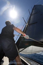 03 09 06 - Porto Cervo (Sardinia) - Maxi World Cup 2006 - A bord Wally 90 Tango