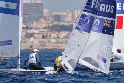 03 08 2024, Marseille (FRA), Paris 2024 Olympic Games, Sailing, Race Day 7