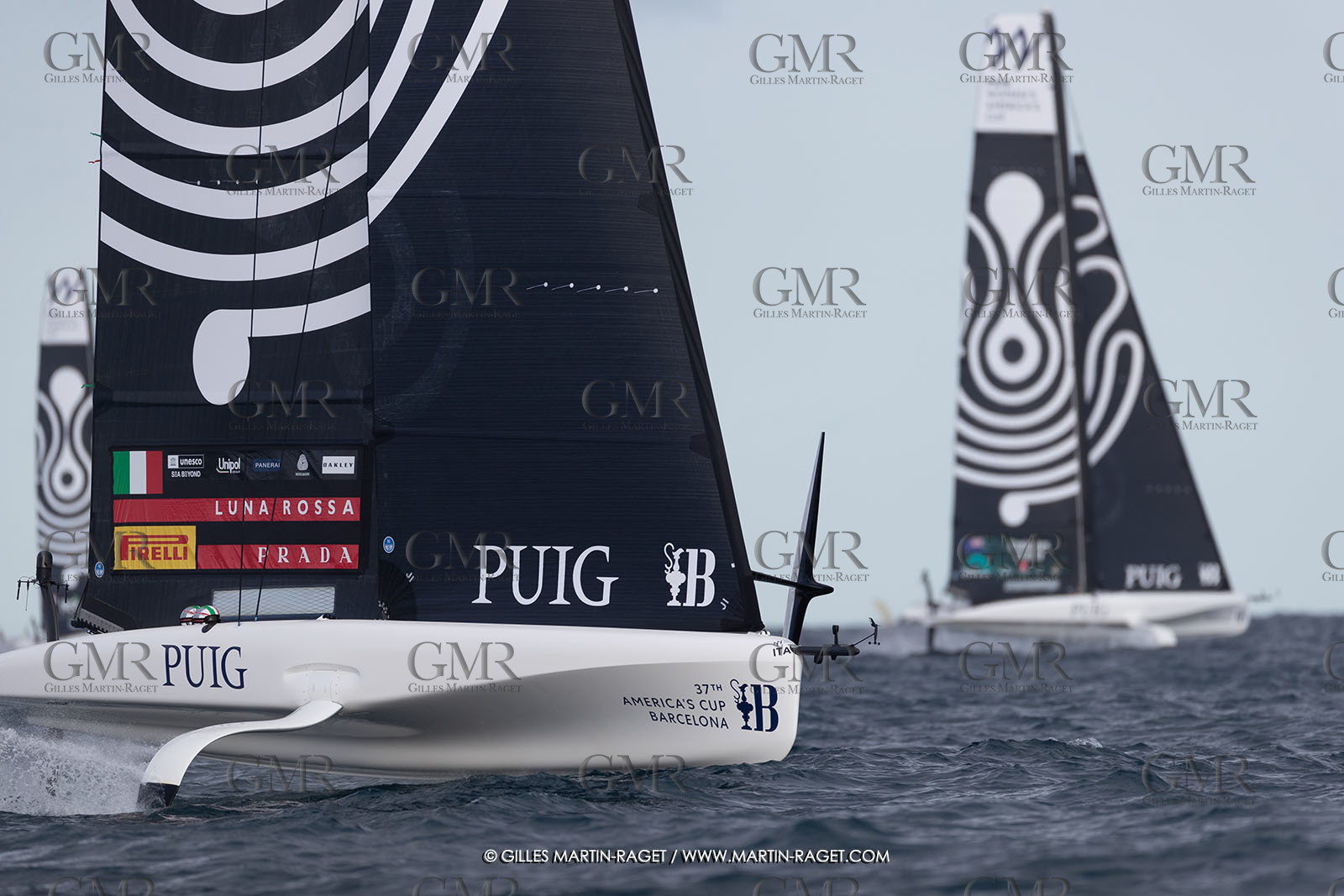 11 10 2024, Barcelona (ESP), Louis Vuitton 37th America's Cup, Puig Women America's Cup, semi finals