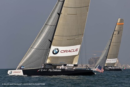 23 11 2010 - Dubai (UAE) - Dubai Louis Vuitton Trophy - Round 2 -  BMW ORACLE Racing Vs Mascalzone Latino