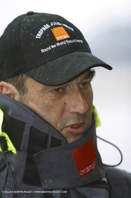 Bruno Peyron - Orange II - Jules Verne Trophy 2004 - Lorient return