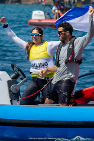 16 07 2023, Marseille, (FRA), Paris 2024 Olympic Games 2024 Sailing Test Event, Day 8, Medal race IQ Foil Women