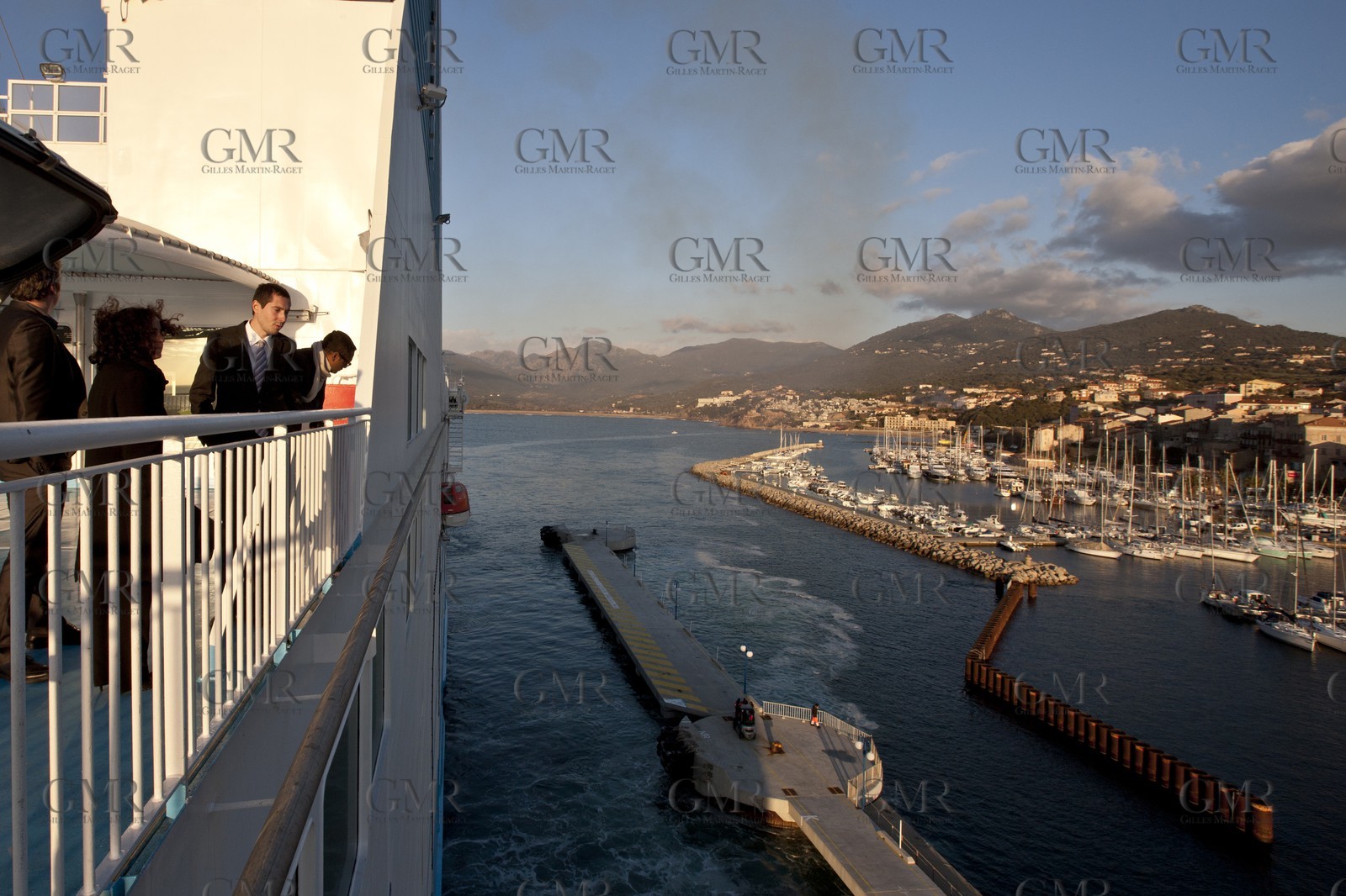 16 02 2012 - Propriano (FRA, Corse) -  La Méridionale shipping company- Piana at Propriano