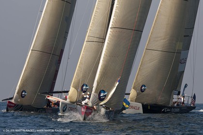 25 11 2010 - Dubai (UAE) - Dubai Louis Vuitton Trophy -  BMW ORACLE Racing Fleet races