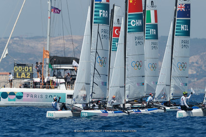05 08 2024, Marseille (FRA), Paris 2024 Olympic Games, Sailing, Race Day 8